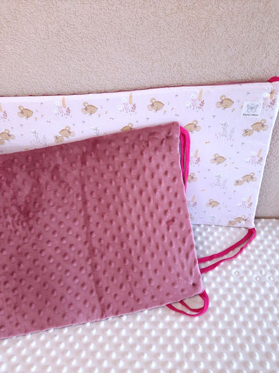 Crib Bumpers Classic for the Crib Rails Puce 35x210cm