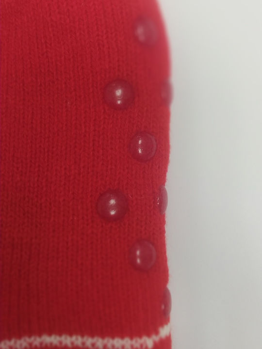 Gladys Kindersocken Rutschfest Red