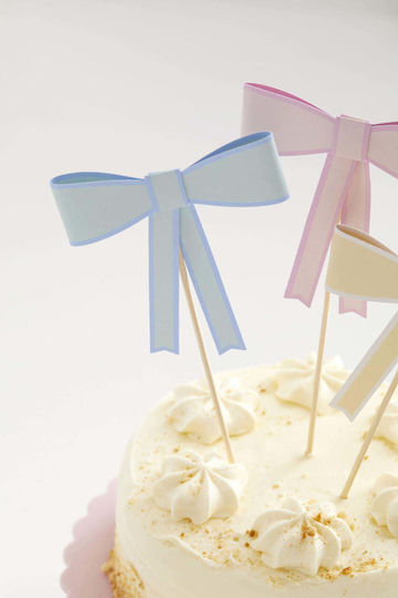 Meri Meri Pastel Decor pentru Tort 3buc