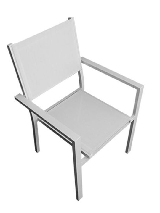 Madison Dining Room Set for Small Outdoor Spaces 3 Pieces White