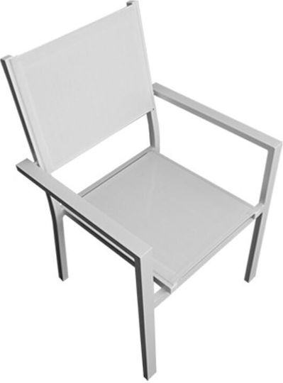 Garten- und Outdoor-Möbelsets für kleine Außenräume Madison 3 Stück Weiß