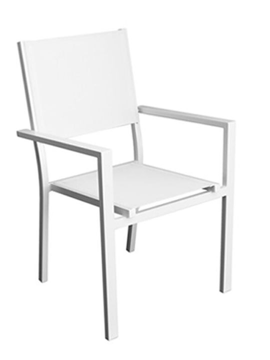Madison Dining Room Set for Small Outdoor Spaces 3 Pieces White