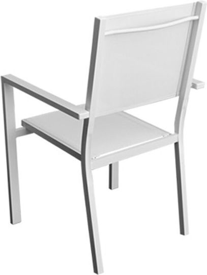 Garten- und Outdoor-Möbelsets für kleine Außenräume Madison 3 Stück Weiß