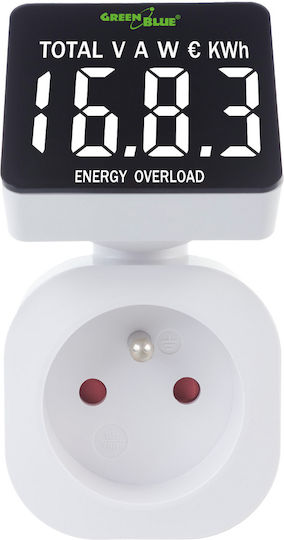Green Blue Electric Meter Sockets for Maximum Power up to 3.68kW