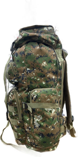 Mcan Στρατιωτικό Σακίδιο Πλάτης Digital Camo Πράσινο