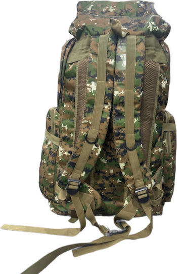 Mcan Στρατιωτικό Σακίδιο Πλάτης Digital Camo Πράσινο