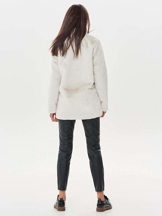Women's Short Fur Ecru