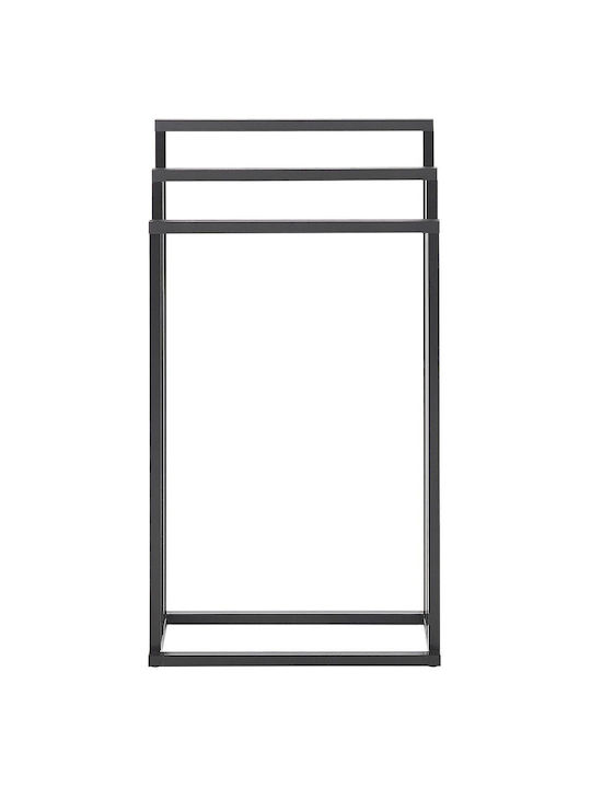 Towel Rack 45 X 84 Cm Black Dark Wood Charras