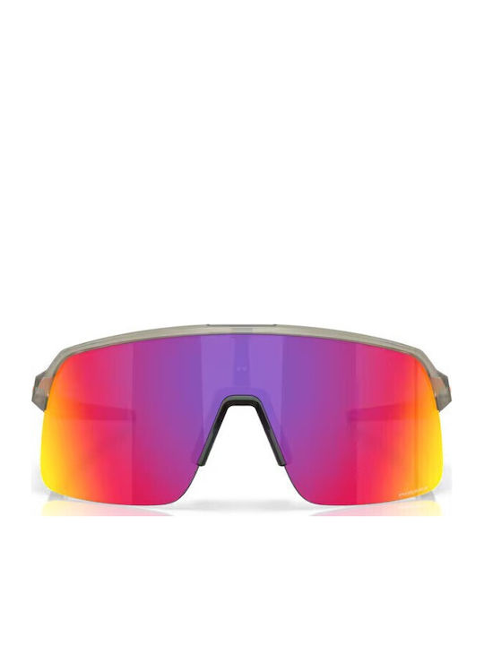 Oakley Lite Bărbătești Ochelari de soare cu Alb Cadru și Multicolor Oglindă Lentilă OO9463-68