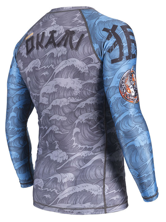 Okami Ανδρική Κοντομάνικη Μπλούζα ORS115_2 για Jiu-Jitsu / MMA / Kickboxing Μαύρη