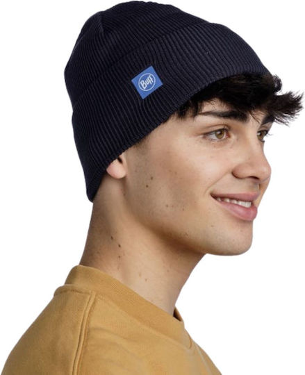 Crossknit Beanie Unisex Σκούφος Πλεκτός σε Μωβ χρώμα
