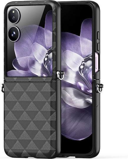 Dux Ducis Series Buchen Sie Synthetisches Leder / Silikon Schwarz (Xiaomi Mix Flip)
