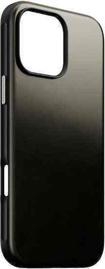 Nomad Modern Horween Umschlag Rückseite Metallisch 0.75mm mit Band Grün (iPhone 17 Pro Max / iPhone 17 Pro / iPhone 16 Pro Max)