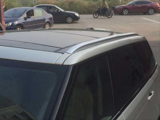 Μπάρες Οροφής Railing Land Rover Range Rover Sport L494 2013-2018 Flush-rails Αλουμινίου Ασημί 2 Τεμάχια Range Rover