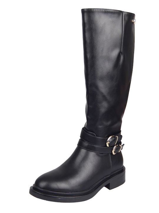 Envie Shoes Women's Boots Riding Black