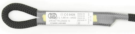 Kong Trilonge lanyard Climbing Sling Black 300 cm