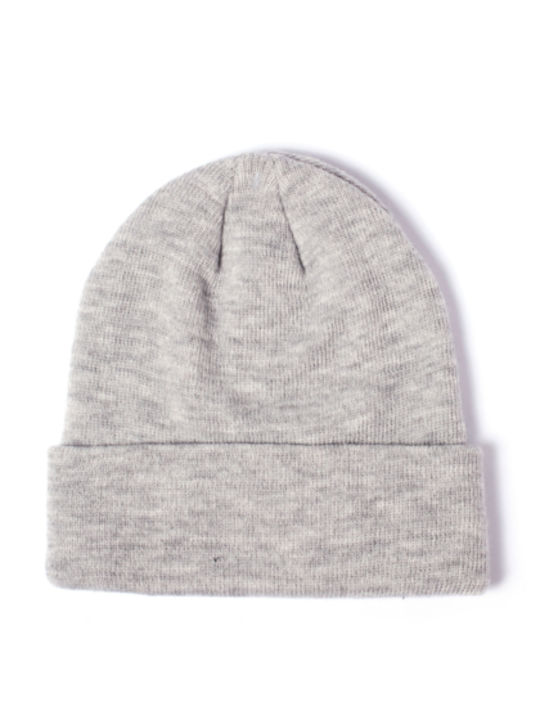 Emerson Beanie Unisex Beanie Knitted in Gray color