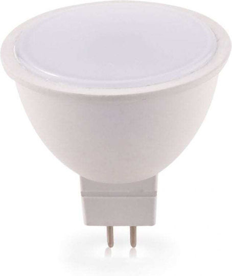 Redled Λάμπα LED 5W για Ντουί GU5.3 και Σχήμα MR16 Θερμό Λευκό 400lm