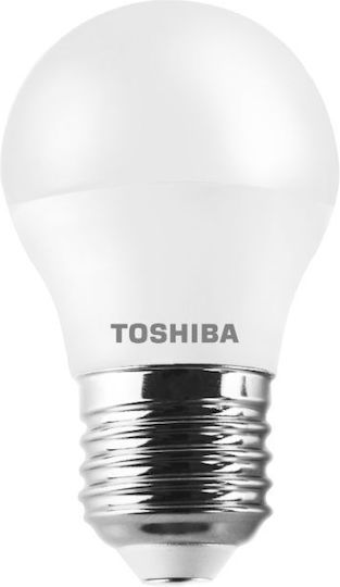 Toshiba Λάμπα LED 4.7W για Ντουί E27 και Σχήμα G45 Θερμό Λευκό 470lm