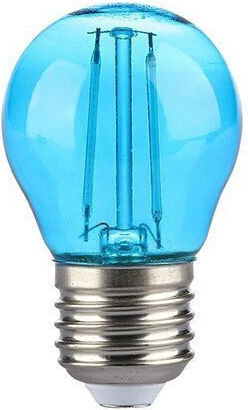 V-TAC LED-Lampe 2W 72mm für Fassung E27 und Form G45 Rot 60lm