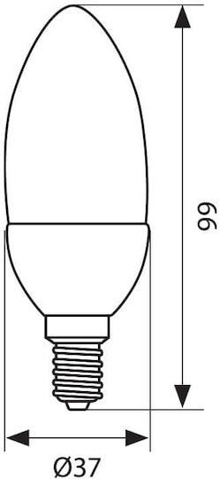 Vivalux LED Bulb 3.5W for Socket E14 Warm White 260lm