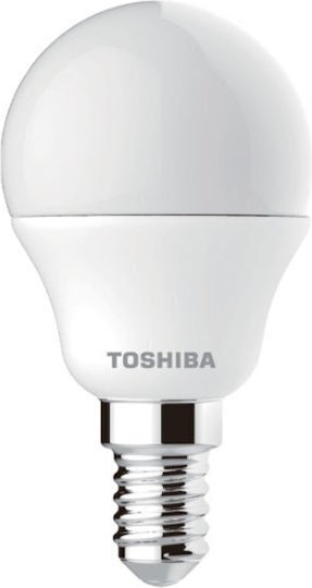 Toshiba LED Bulb 5W for Socket E14 and Shape G45 Cool White 470lm Dimmable