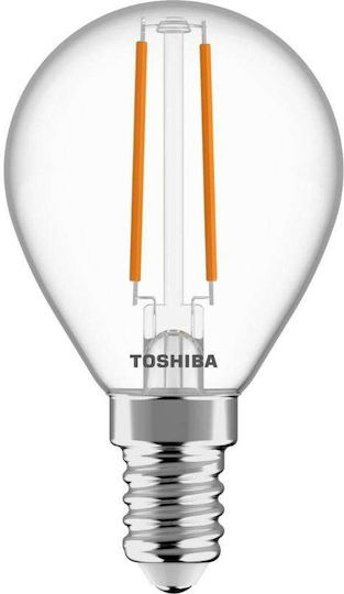 Toshiba Bec LED 2.5W pentru Soclu E14 și Formă G45 Alb cald