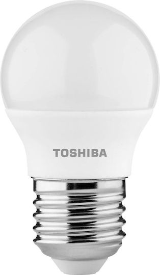 Toshiba Bec LED 5W pentru Soclu E27 și Formă G45 Alb natural 470lm Reglabil în intensitate