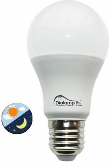 Aca LED-Lampe 9W 112mm für Fassung E27 und Form A60 Warmes Weiß 950lm mit Fotokontrolle