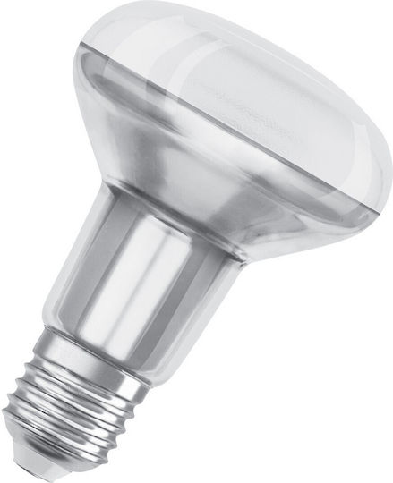 Osram Λάμπα LED 9W για Ντουί E27 και Σχήμα R80 Θερμό Λευκό Dimmable