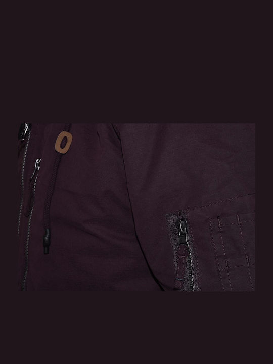 3 in 1 Winter Jacket Bomber Wine