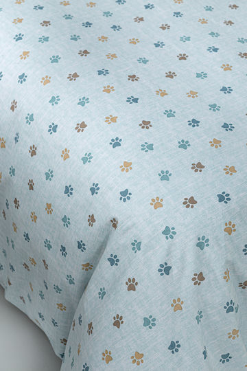 Guy Laroche Bettwäsche-Set Einzel Baumwolle Paw Ciel 165x250cm 3Stück
