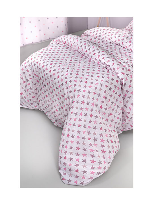 Guy Laroche Комплект чаршафи Единично Памучни Cosmos Pudra 165x250см 3бр