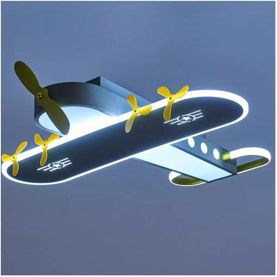 Aviator Ceiling Light Grey Elbulgaria 3000k-4000k-6000k Led 56w 2454