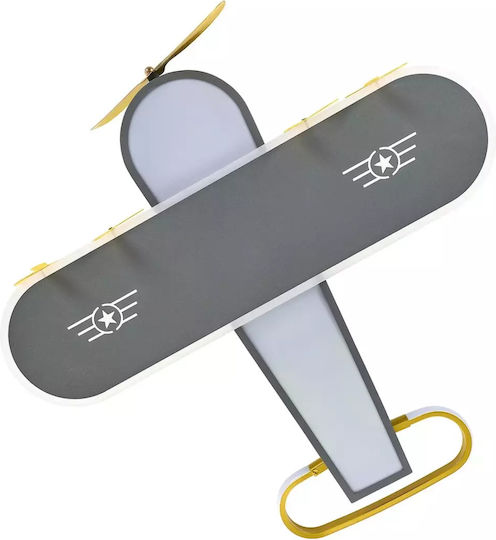 Aviator Ceiling Light Grey Elbulgaria 3000k-4000k-6000k Led 56w 2454