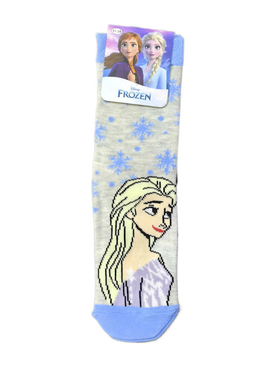 Disney Παιδικές Κάλτσες Μακριές Frozen Multi 3 Ζευγάρια