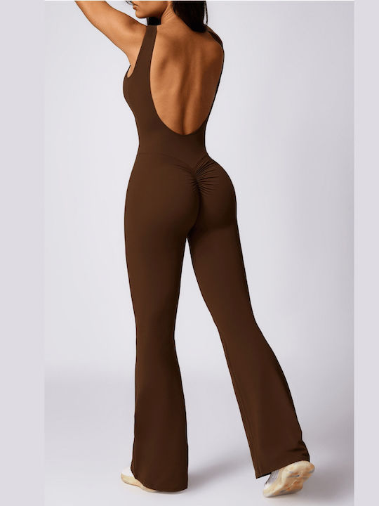 Women's One-piece Suit Coffee