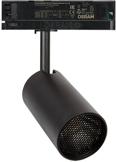 VK Lighting Μονό LED Θερμό Λευκό Σποτ σε Γκρι Χρώμα