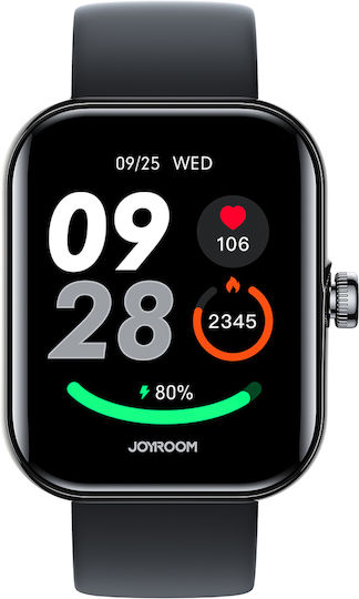 Joyroom JR-FT5 Plus Smartwatch mit Pulsmesser (Schwarz)