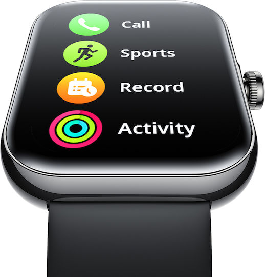 Joyroom JR-FT5 Plus Smartwatch mit Pulsmesser (Schwarz)