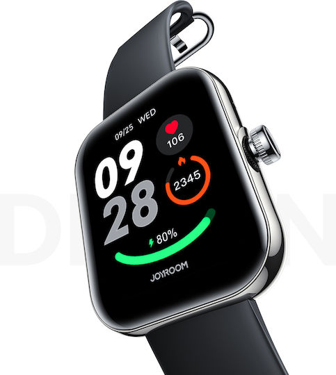 Joyroom JR-FT5 Plus Smartwatch mit Pulsmesser (Schwarz)
