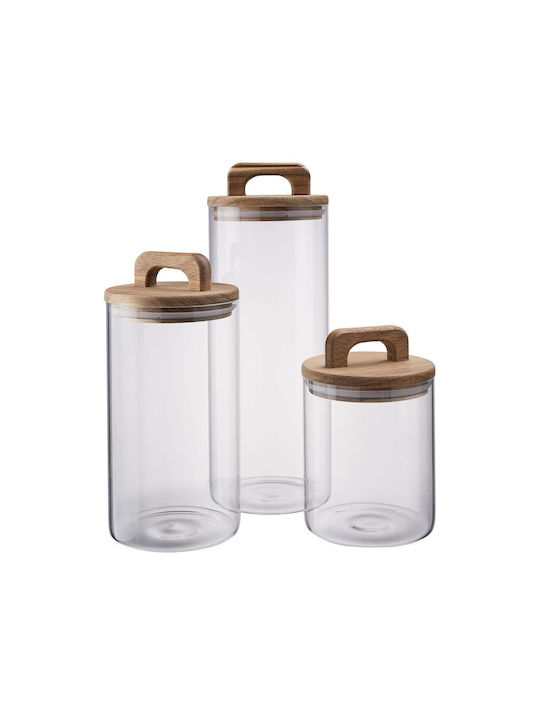 Butlers Storage Vaza Uz General cu capac ermetic Sticlă Transparent 1800ml