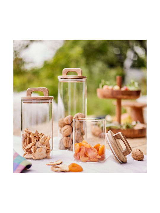 Butlers Storage Vaza Uz General cu capac ermetic Sticlă Transparent 1800ml