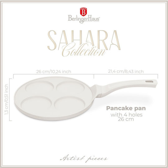 Berlinger Haus Pan for Pancakes made of Aluminum with Non-Stick Coating 26cm