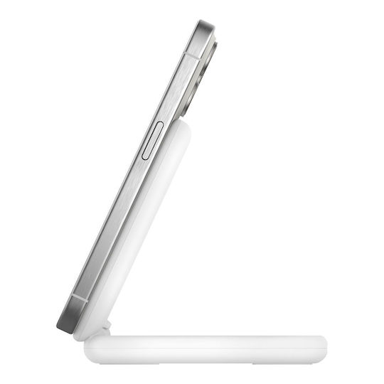 Belkin Kabelloses Ladegerät Qi2 und Kabel USB-C 15W Weißs (BOOST Charge)