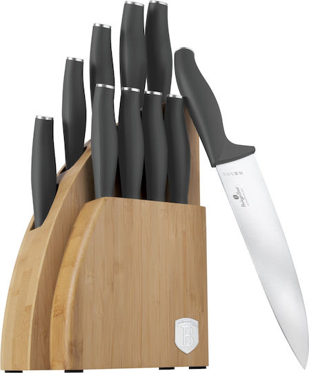Berlinger Haus Anthracite Collection Set Cuțite Cu Bază Din Oțel Inoxidabil 9 Bucăți