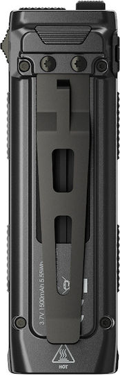 NiteCore Rechargeable Flashlight LED IP68 with Maximum Brightness 2500lm EDC23 UHI Black