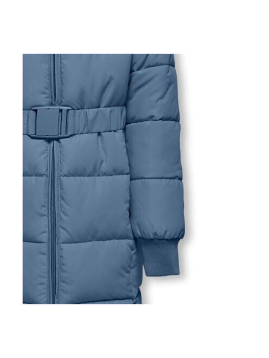 Kids Only Kids Quilted Jacket Long with Hood Blue