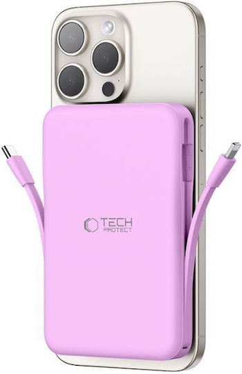 Tech-Protect PB31 Lifemag MagSafe Power Bank 10000mAh Lavender
