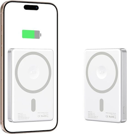 Tech-Protect PB33 Lifemag MagSafe Power Bank 5000mAh Argintiu